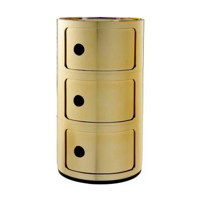 Kartell - syst&egrave;me d'&eacute;l&eacute;ments modulables Componibili 5967, or