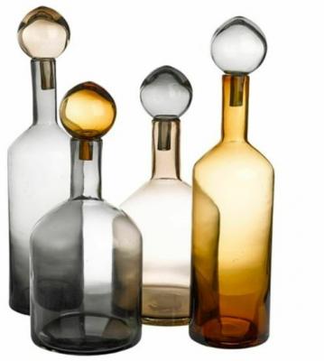 Pols Potten - Bubbles & Bottles Carafe, multicolore neutre (set de 4)