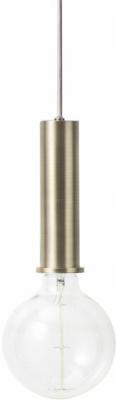 Suspension blanche 34 cm socket high dor&eacute; Opal Collect - Ferm Living