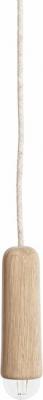 Suspension Luce S Long ch&ecirc;ne naturel Marron Hart&ocirc;