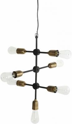 Suspension en m&eacute;tal 7 ampoules - collection molecular - house doctor