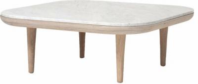 Table basse en marbre blanc Fly SC4 -&tradition