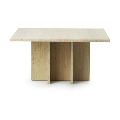 Table basse en travertin 80 x 40 cm Edge - Normann Copenhagen