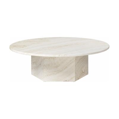 Table basse - EPIC COFFEE &Oslash; 110 x H 34 cm Blanc neutre