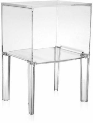 Table de chevet Small Ghost Buster - Verre clair