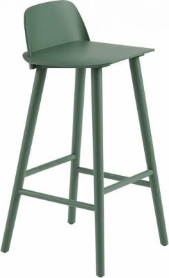 Tabouret de bar Nerd fr&ecirc;ne vert H89 cm - Muuto