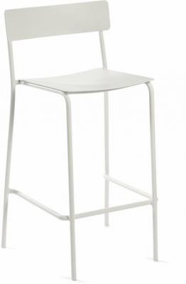 Chaise de bar en aluminium sable August - Serax