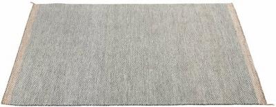Tapis noir et blanc 240x170 cm Ply Rug - Muuto