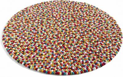 Tapis rond en laine multicolore Pinocchio 140 cm - HAY
