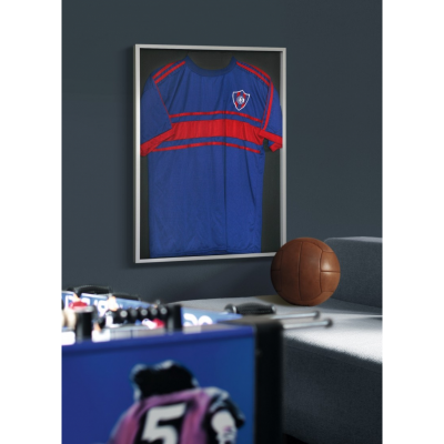 Cadre Nielsen pour Maillot de foot argent 60 x 80 cm