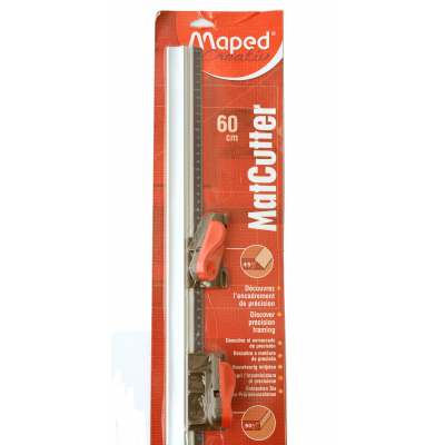 Kit Pour L'encadrement - R&egrave;gle De D&eacute;coupe - 60 Cm - Aluminium - Maped