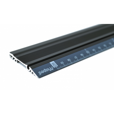 Maped R&egrave;gle De Coupe Profila En Aluminium Anodis&eacute; 60 Cm 1 Unit&eacute;(S)