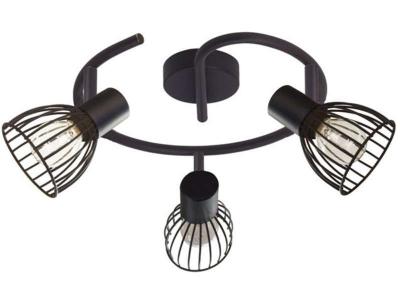 Blacky spot spirale 3l en m&eacute;tal - 16,5x30cm - noir