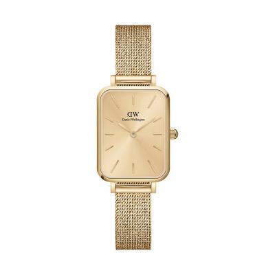 Montre Femme Quadro Dor&eacute; jaune DW00100485 