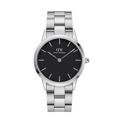 Montre Homme Iconic Noir DW00100342 Gris Daniel Wellington