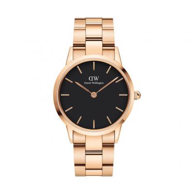 Daniel Wellington Iconic Montre 40mm Acier Inoxydable Poli Or Rose