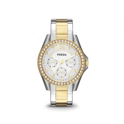 Montre Riley multifonction en Acier Inoxydable Bicolore, ES3204