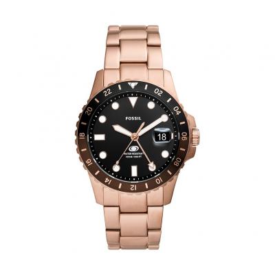 Montre Homme Fossil FS6027 - Bracelet Acier Dor&eacute; rose