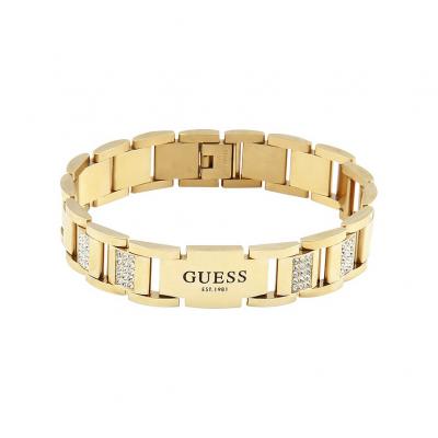 Bracelet Guess "Frontiers" Acier dor&eacute; - JUMB01341JWYG
