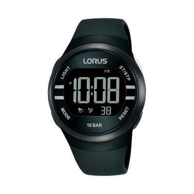 Lorus Hommes Digital Quartz Montre avec Bracelet en Silicone R2333NX9