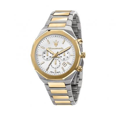 Maserati Stile Montre Homme, Chronographe, Analogique - 45 mm