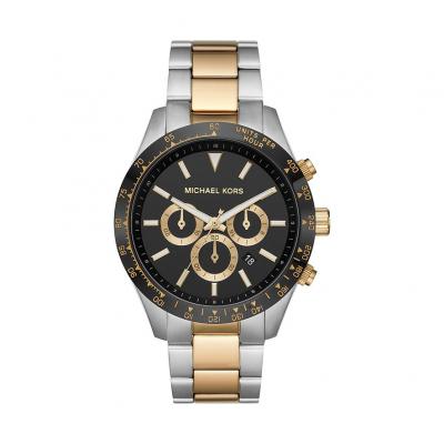 Montre Michael Kors Layton MK8784 acier bicolore cadran noir