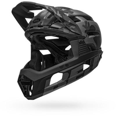 Casque Int&eacute;gral Bell Super Air R - Black Camo 20} - L}, Black Camo 20}
