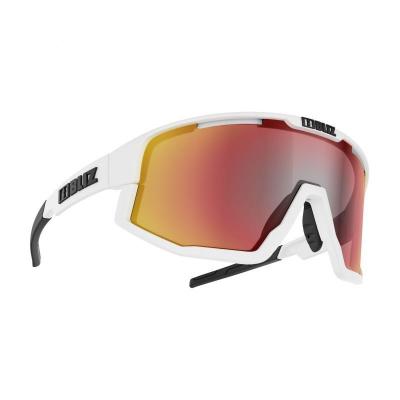 Bliz Fusion Sunglasses Blanc,Orange Smoke With Red Multicoating/CAT3