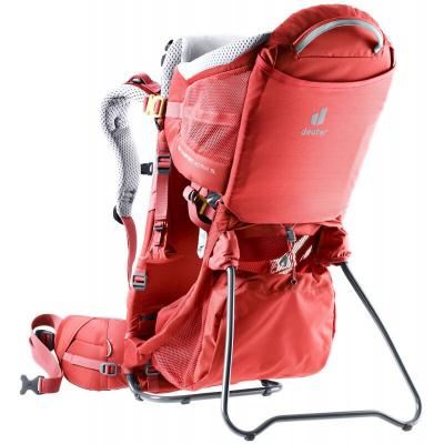 DEUTER Porte b&eacute;b&eacute; randonn&eacute;e Kid Comfort Active Sl Currant Rouge/Gris