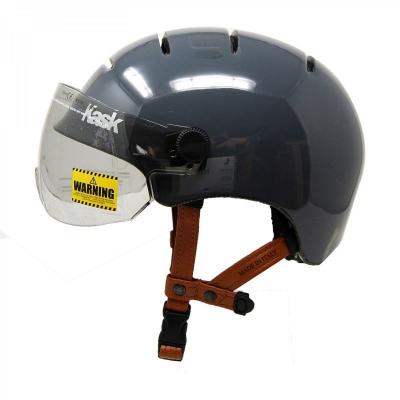 Casque de v&eacute;lo urbain avec visi&egrave;re Kask 4 a&eacute;rations Taille M Ardesia