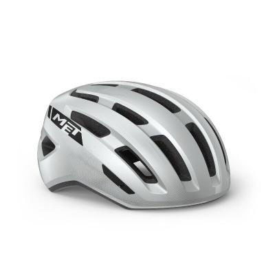 Casque route met miles blanc brillant 2022