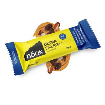Barre energetique naak ultra energy beurre d arachide chocolat 50g