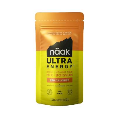 Boisson energetique naak ultra energy peche abricot 72g