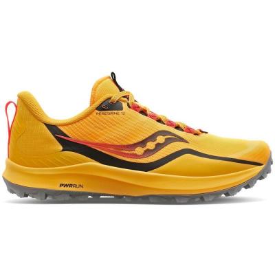 Chaussures Saucony Peregrine 12 Jaune Noir Femme SS22, Taille 40 - EUR