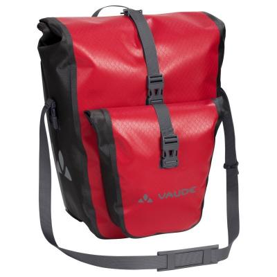 Paire de sacoches arriere vaude aqua back plus rouge
