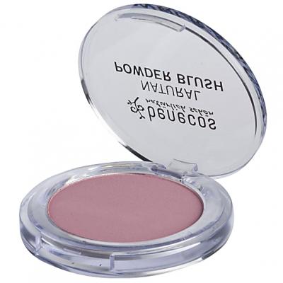 Benecos Fard &agrave; joues en poudre compact Mallow Rose
