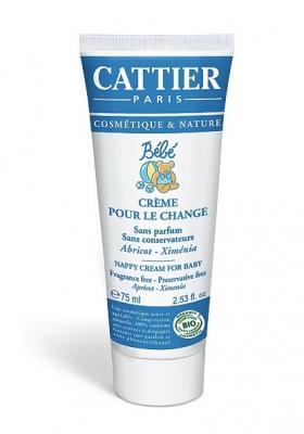 Cattier B&eacute;b&eacute; Cr&egrave;me Change Protectrice Bio 75ml
