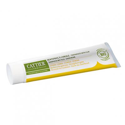 Cattier Dentargile Dentifrice Citron Bio 75ml