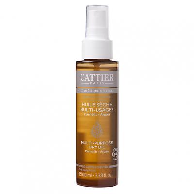 CATTIER Huile s&egrave;che multi-usage bio flacon spray 100ml