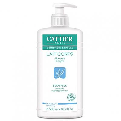 Cattier Lait Corps Modelant Aloe Vera Onagre 500ml
