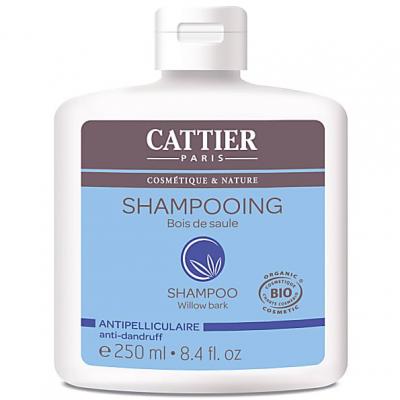 Cattier Shampooing au bois de saule, antipelliculaire, 250ml