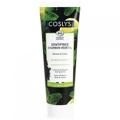 Coslys Dentifrice Au Charbon V&eacute;g&eacute;tal - , 1 Unit&eacute; (Lot De 1)