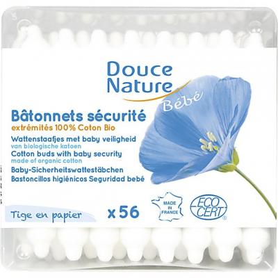 Douce Nature Batonnets d'Oreille S&eacute;curit&eacute; B&eacute;b&eacute; Bio