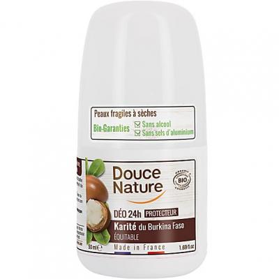 Douce Nature D&eacute;odorant Bille Protecteur 24H Karit&eacute; Douce Nature