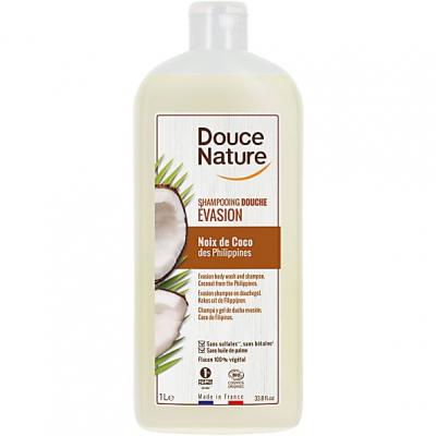 Douce Nature Shampoo-Gel biologique &agrave; la noix de coco 1L