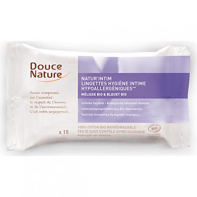 Douce Nature Lingettes intimes Eco 15 pcs