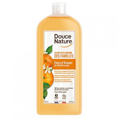Douce Nature Shampooing-Gel &agrave; la fleur d'oranger 1L