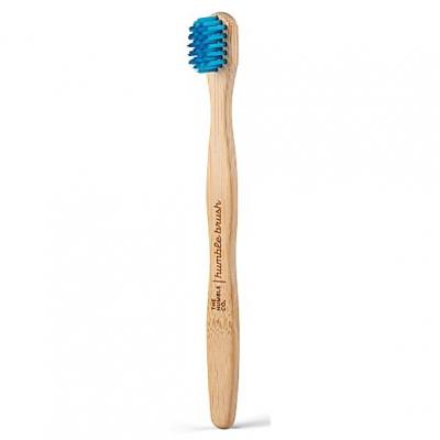 The Humble Co Brosse &agrave; Dents pour Enfants ultra Soft Blue Bamboo