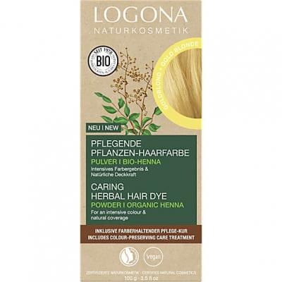 Logona Colorant V&eacute;g&eacute;tal Blond Dor&eacute; Lot de 2 x 50 gr Blond dor&eacute;