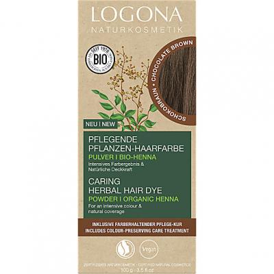 Logona Teinture v&eacute;g&eacute;tale &agrave; base de plantes Chocolate Brown